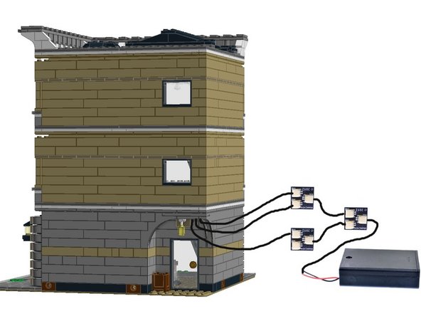 Many of our lighting kits include a battery pack, but there are many other options for powering your installation.  We also offer &quot;wall wart&quot; power supplies and the ability to run from portable USB batteries, so you have a full range of options to keep your installation shining bright!  See our website for full product details.