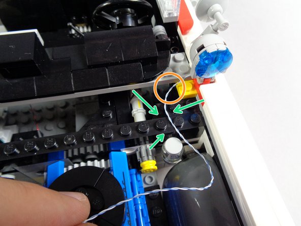 The first photo shows one of the silver pieces removed, but your Ecto-1 will still have all silver pieces attached.