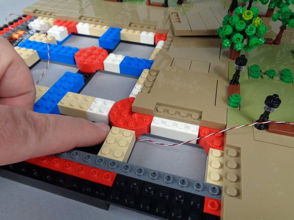 Make sure the control cable runs between, not on top of, any studs.