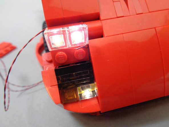 As you did in Step 6, test the headlights one more time to make sure all three lights work correctly.