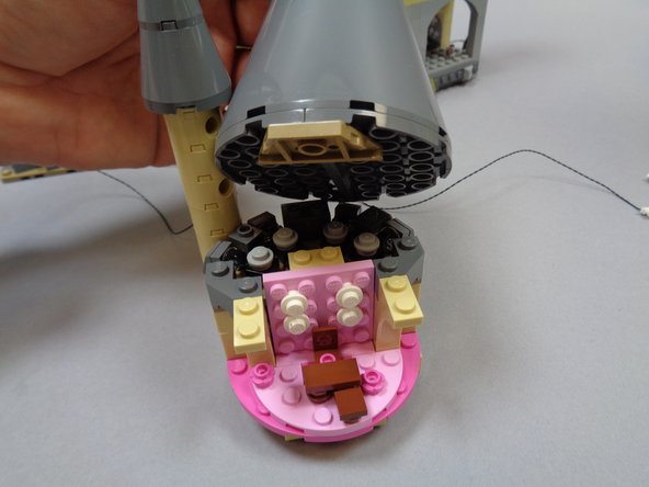 As shown in the third photo, remove the roof from Umbridge's Office.