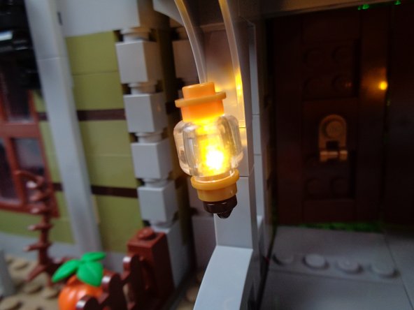 Using the same testing procedure you used for the first front porch light, connect the wire for the second front porch light to the small plug on the testing board connected to the USB cable.