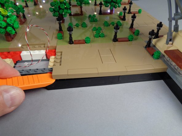 As shown in the first photo for this step, remove Panel 4F.