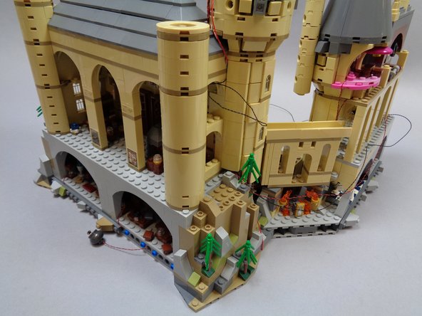 Place your castle upright once again.