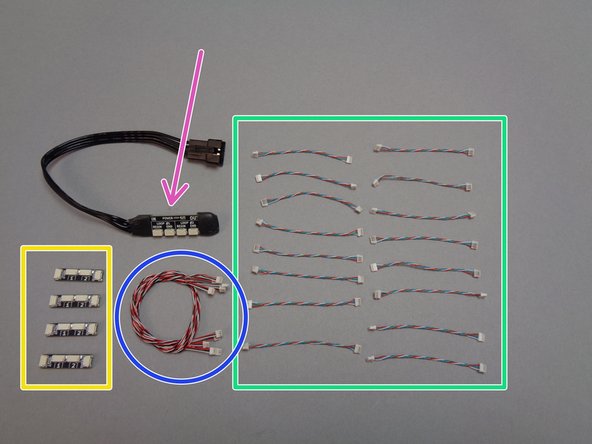 The second photo shows the parts in detail.