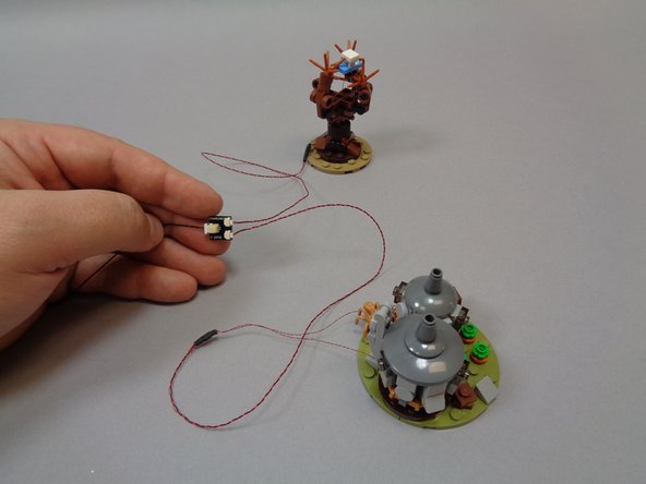 As shown in the first photo, connect the black 12" cable to the large plug on the BRANCH03 adapter board.