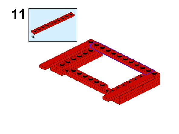 Continue assembling your cinema frame as shown.