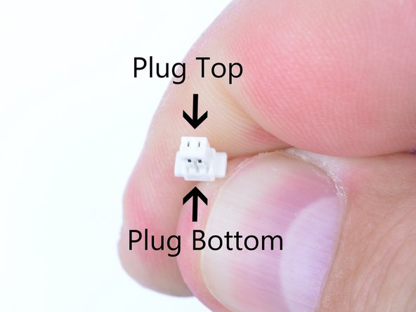 Make sure plugs are inserted with the correct side up.