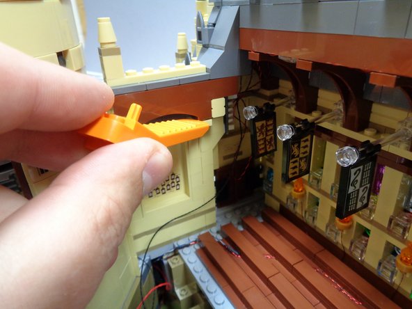 Coil up any loose wires so they are not hanging down.