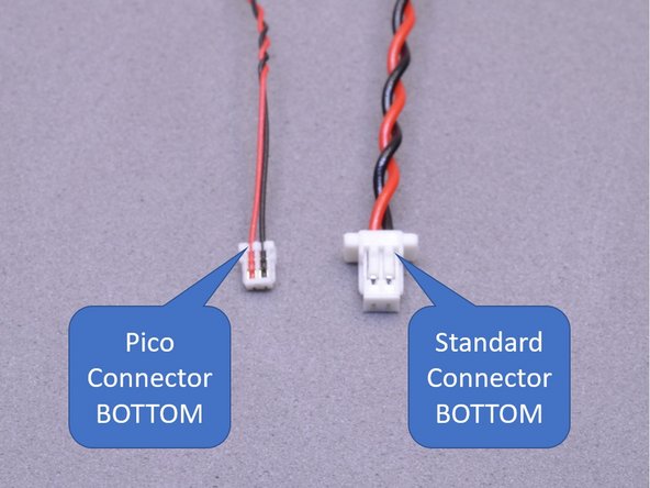 Plugs will fit into connectors only one way.  Do not force!