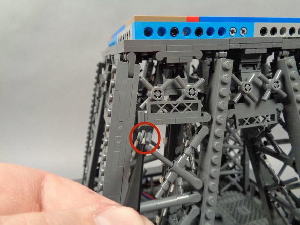 Turn the Tower slightly so you can access the adjacent side of the third pillar.