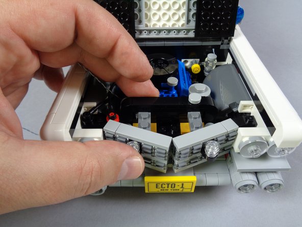 Next you will work on mounting the headlights.