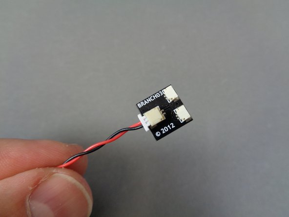 Next, you will test the two front torches to make sure the wires did not get cut during re-assembly of the torches.  This is the first of several times that you will test the front torches.