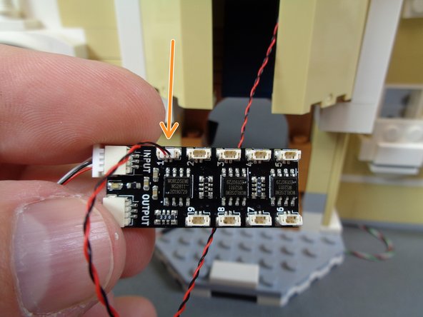 If you have chosen not to complete the disassembly steps, you will pull the light wire directly down into the inside of the kitchen.