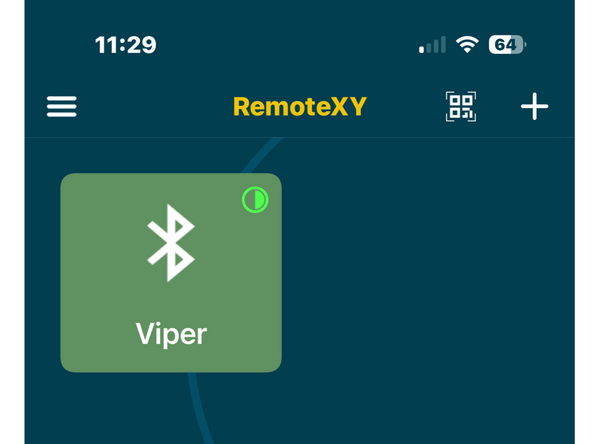 If you want to close the main control screen but maintain an active Bluetooth connection, you can select "Close" from the drop-down menu as shown by the green rectangle in the first screenshot.  This can be useful, for example, when using the app to control multiple Brickstuff kits.