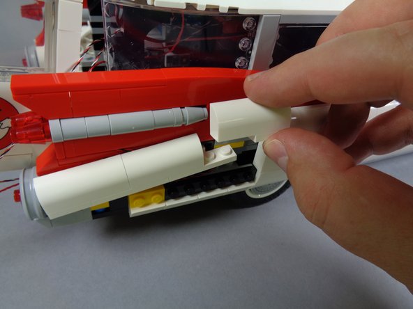 Carefully turn your Ecto-1 so it sits flat again.