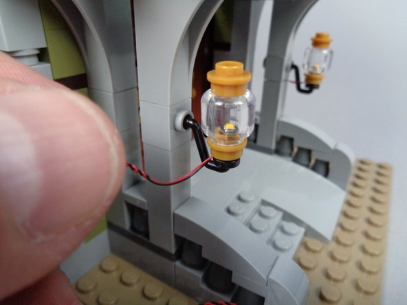 Next you will repeat the same process for mounting the second front porch light.