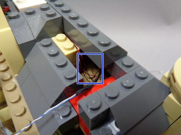 Make sure all light wires run between, not on top of, any studs.