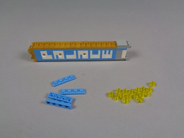 When you are finished removing parts, your marquee should look like the third photo in this step.