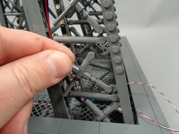 This connection will form a complete control loop for the light strips around the middle section.