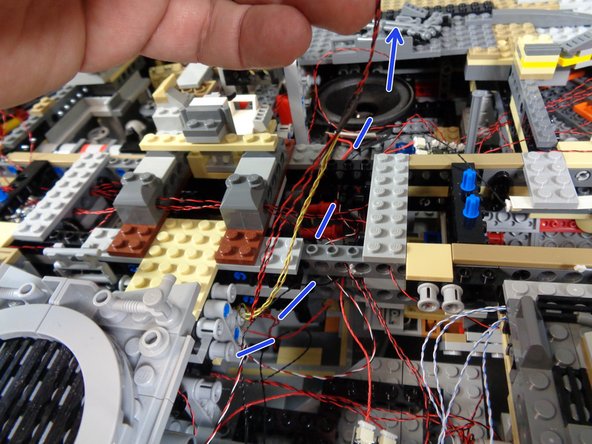 Make sure no wires are caught under any pins when re-inserting them.  If wires are caught, they can become pinched or cut.