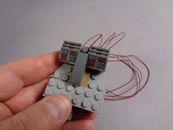 The new cockpit assembly has four light wires.