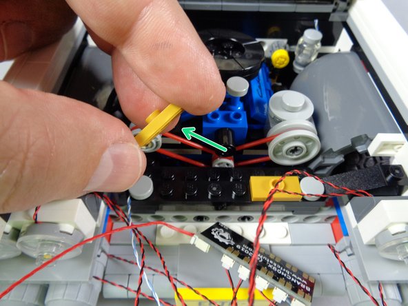 Next, you will secure the BRANCH09X adapter in the area behind the grille.