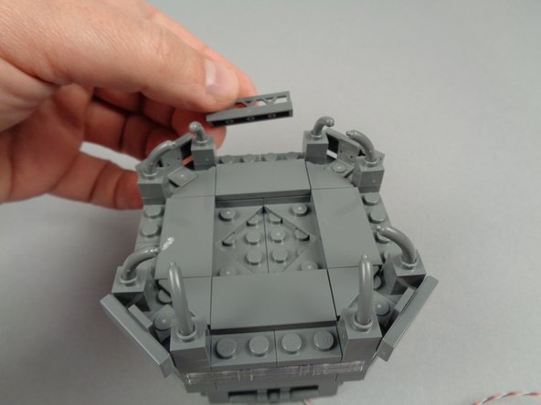 When you are finished, your broadcast tower should look like the third photo.