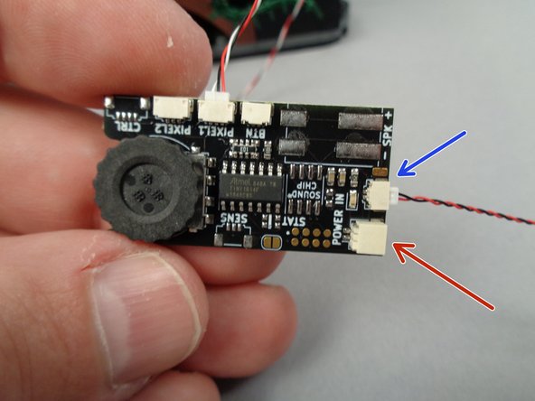 You can test using either the 3xAAA battery pack or USB cable.  The photos here show using the battery pack.