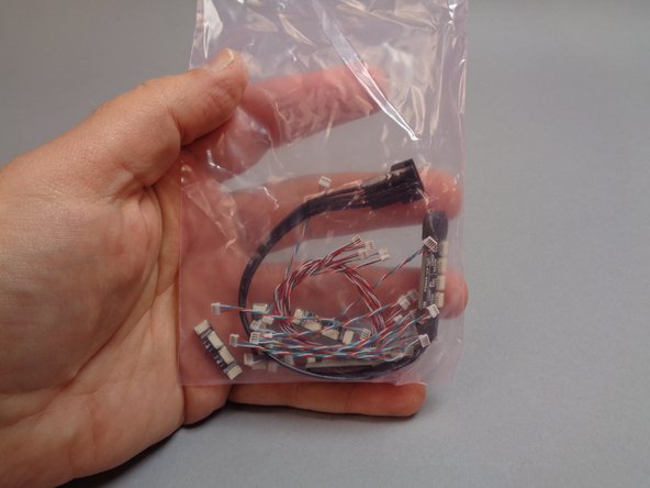 The first photo for this step shows the bag of connecting parts included in your Box 3.