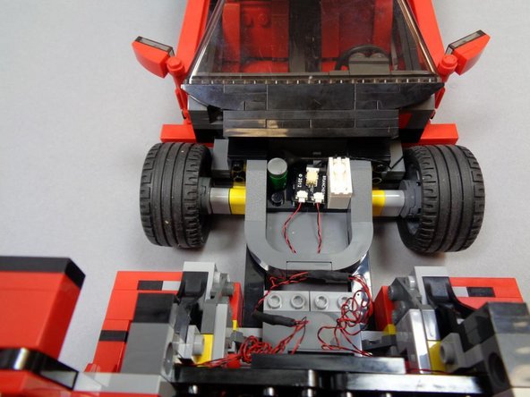 Re-attach the dark bluish gray arches.