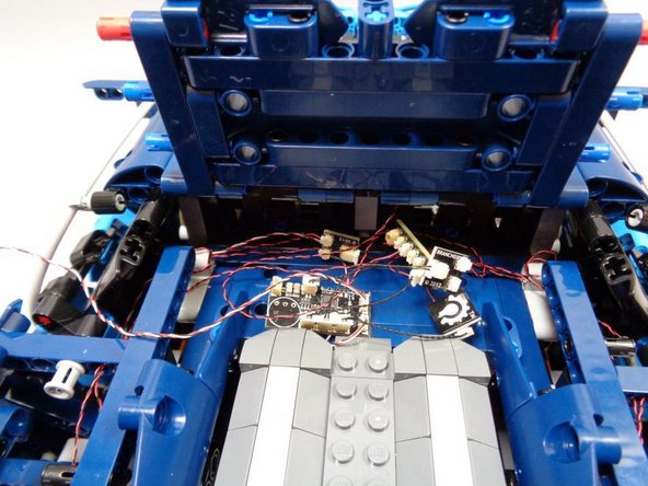 Now you will mount the infrared receiver so it has line of sight to the infrared remote control.