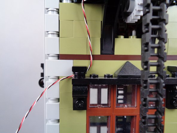 Make sure the magnet switch wire does not pass close to the top gear or chain.  All wires must pass around the gear and chain with enough &quot;slack&quot; so they won't get pulled or caught when the elevator moves.