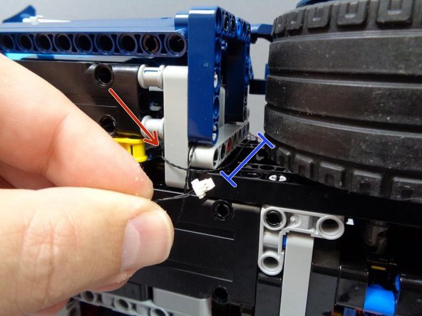 There should be a 12&quot; black connecting cable in Bag 1, along with a BRANCH04 adapter board.  You will use both parts now.