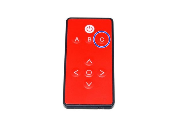 The &quot;C&quot; button turns the rear tail light (and also the optional spoiler lights) on and off.