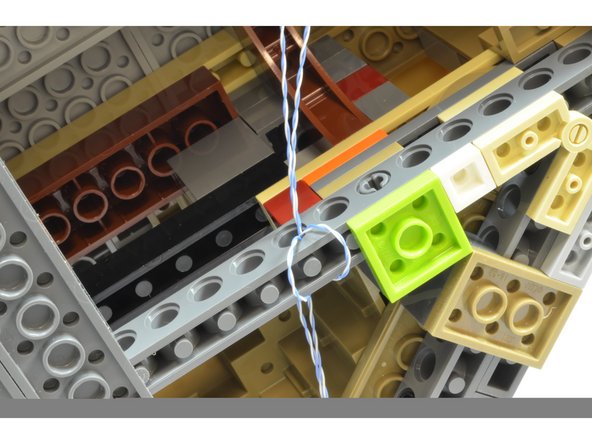 An important part of success in installing this light kit is making sure the wires that run underneath the castle are protected from scraping between the bottom of the castle and the surface you place it on after installing the light kit.  If any wires scrape, they are more likely to break or cause a short circuit over time.