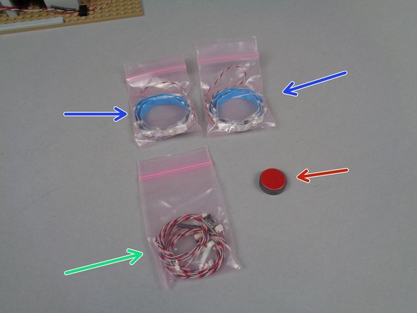 The first photo for this step shows the parts contained in your BOX #4: