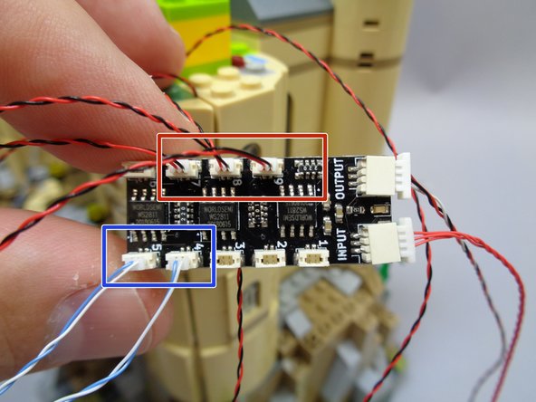 Note that there are both BRANCH09 adapter boards and a BRANCH09X adapter board inside Bag 10.  You will use the BRANCH09X here, which has 9 outputs.