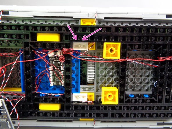 One large black speaker.