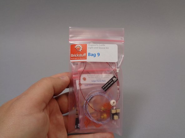 Open Bag 9, and remove the following items: