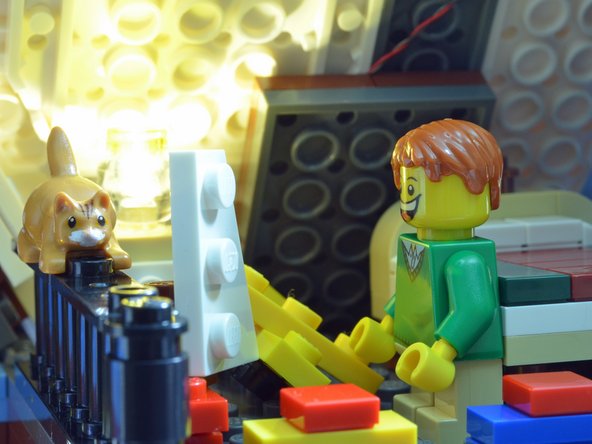 This guide shows one way of lighting the Winter Village Cottage, but there are many other ways to achieve different effects, so be sure to tell us about how you lit your Cottage!