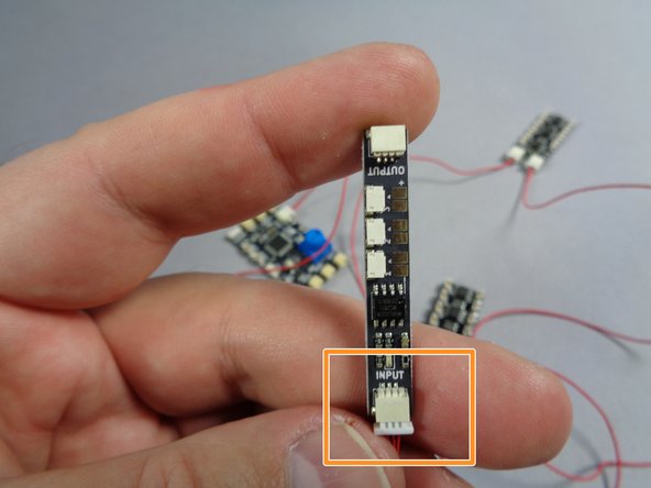 Next, connect the OUTPUT of the second BRANCH09X to the INPUT of the third BRANCH09X.