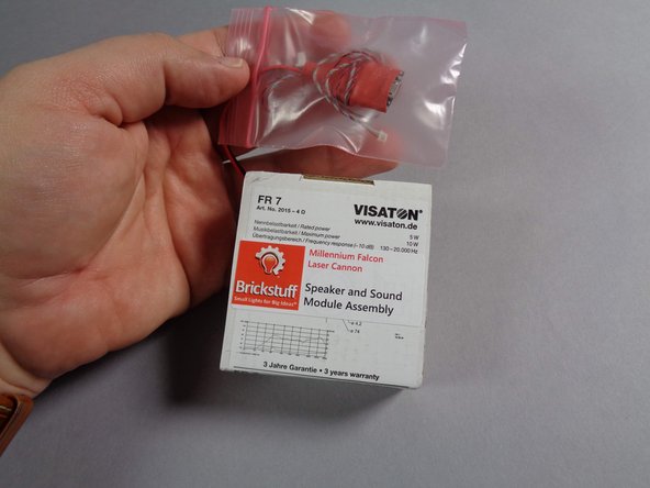 Next you will prepare the new laser sound module for your Falcon.