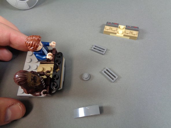 As shown in the first photo, remove the cockpit windshields and front section.