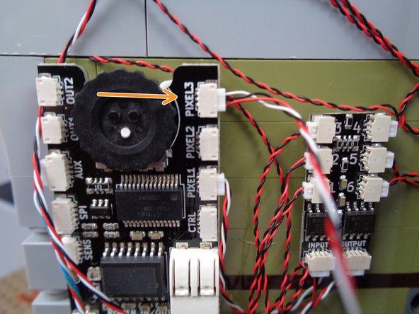 Make sure you connect to PIXEL3, not PIXEL2.  Leave the PIXEL2 plug open for now.