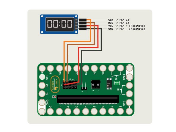 It's easier to plug jumper wires into the pins on the Bit Board before you add the micro:bit