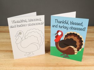 Turkey Obssessed Card