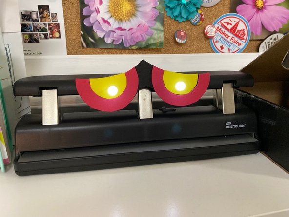 Pumpkins are great, but we had even more fun making other objects come to life with spooky eyes! Here are some examples.