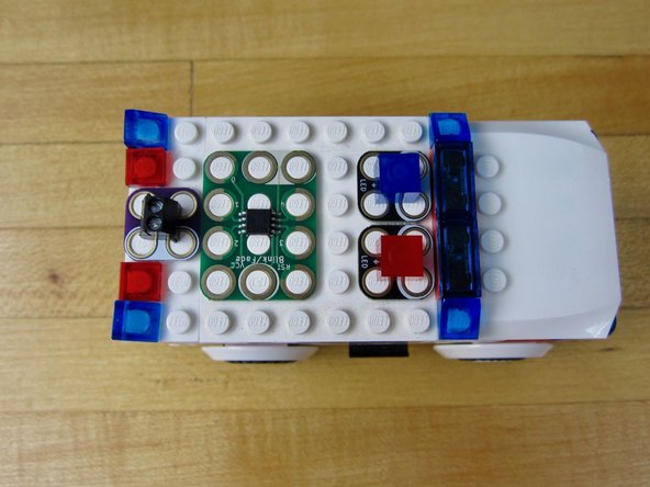 Lay your Crazy Circuits parts out on top.