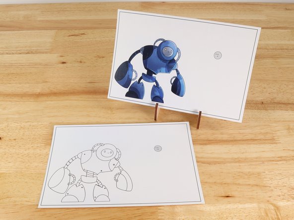 Print out the full-color card, or print out the black and white card and create your scene as desired. Let your imagination run wild! What is happening in this scene? What is illuminated?